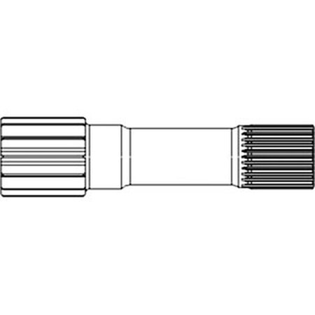 Aftermarket Tractor Planetary Sun Gear Shaft Fits CaseIH 2870 4890 4894 A168171